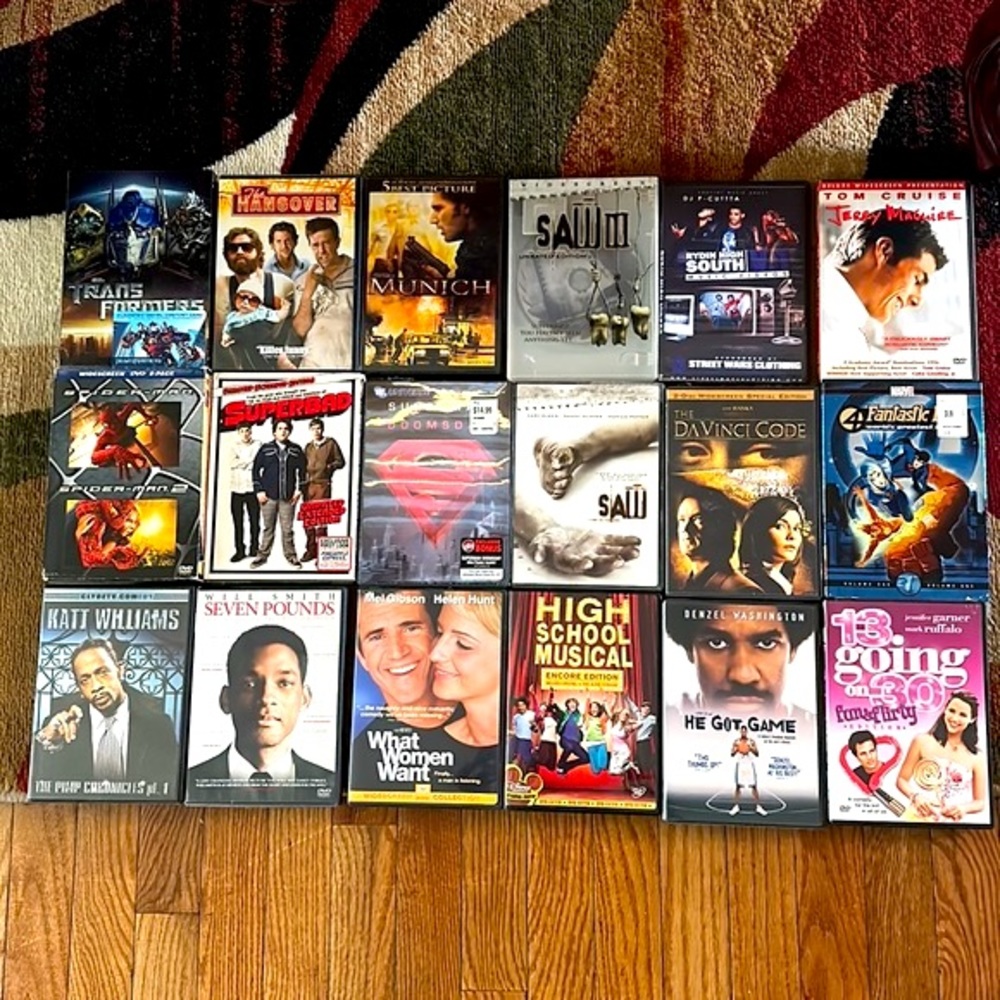 18 Great DVDs Must Have!